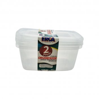 ORGANIZADOR QUADRADO GG TRANSP 1300 ml